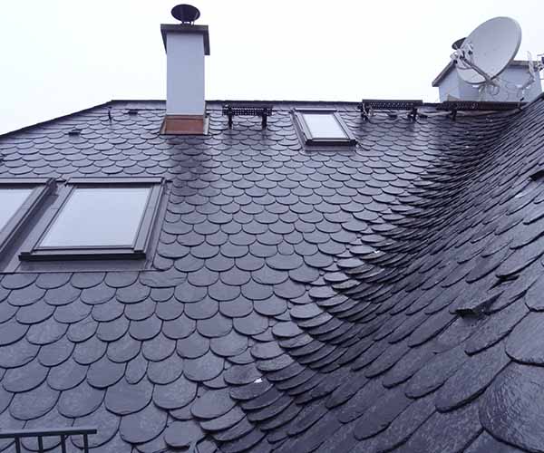 Detail úžlabí, RD Praha 6